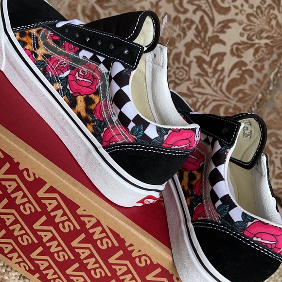 Vans Old Skool Rose/Animalchck True White/Multi WM - Picture 15 of 16